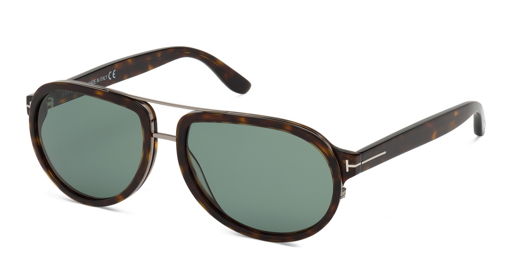 TOM FORD Aviator Sunglasses in Dark Havana – Product Photo 2