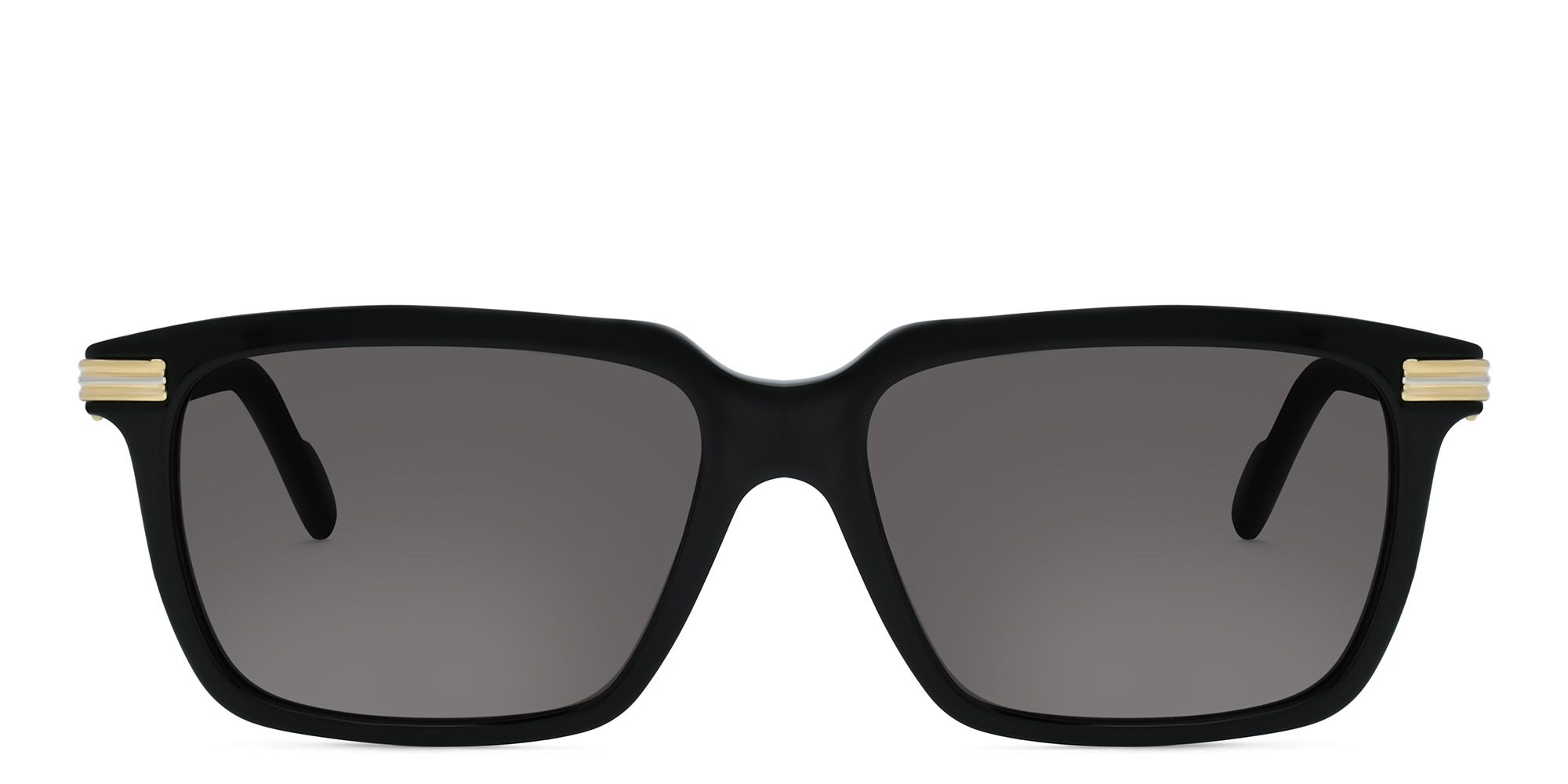 Cartier Première de Cartier Rectangle Sunglasses in Black – Product Photo 1