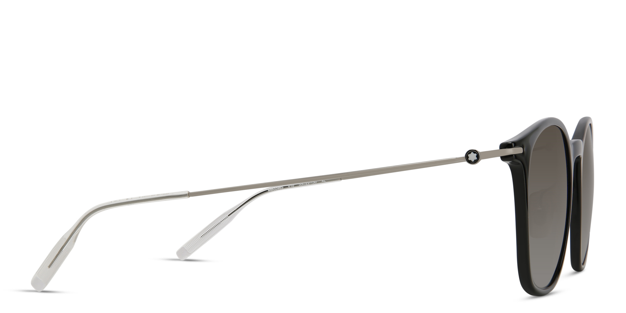 Shop MONTBLANC Panthos Sunglasses in Black online.