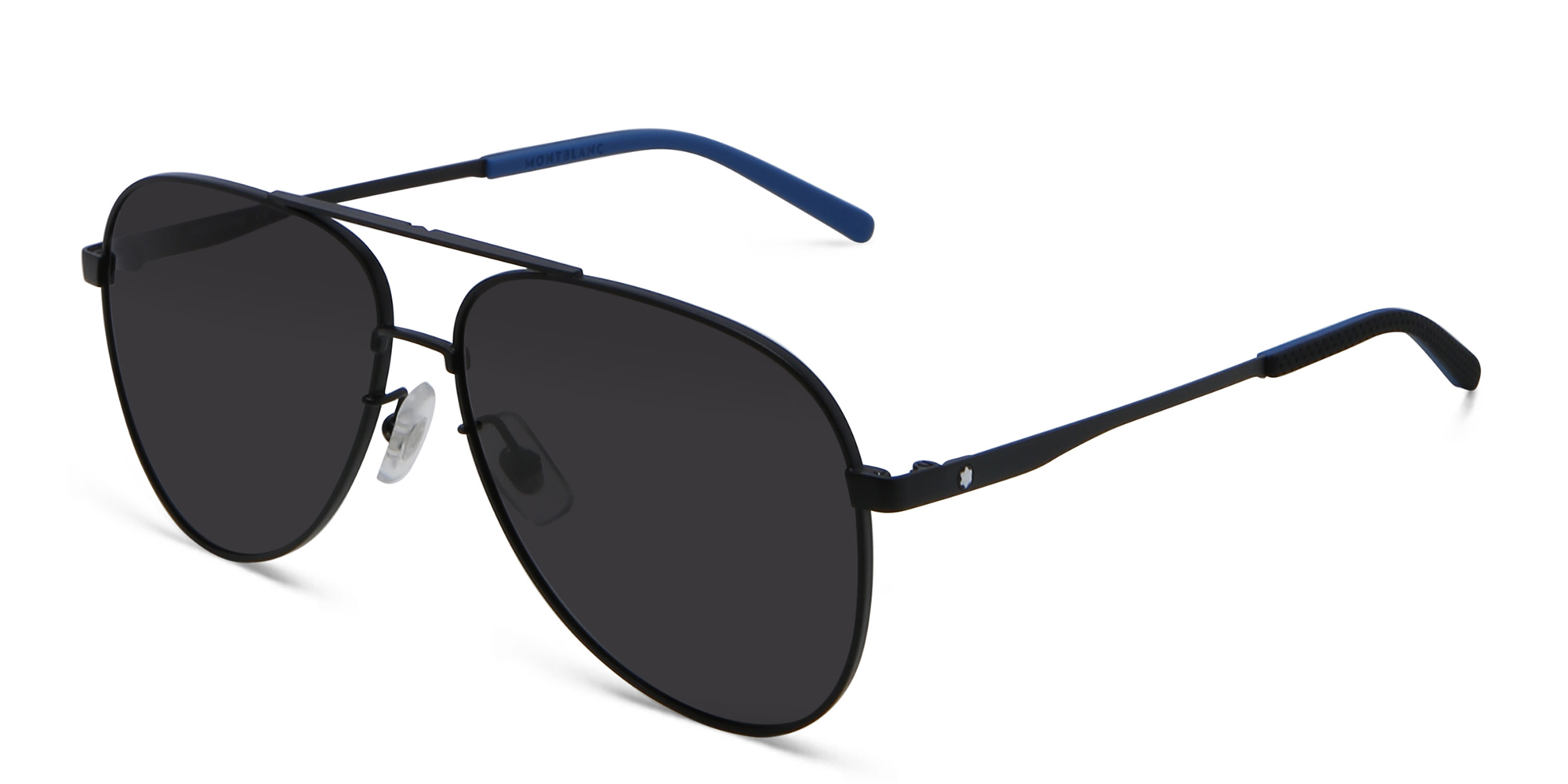 MONTBLANC Pilot Sunglasses in Black – Product Photo 2