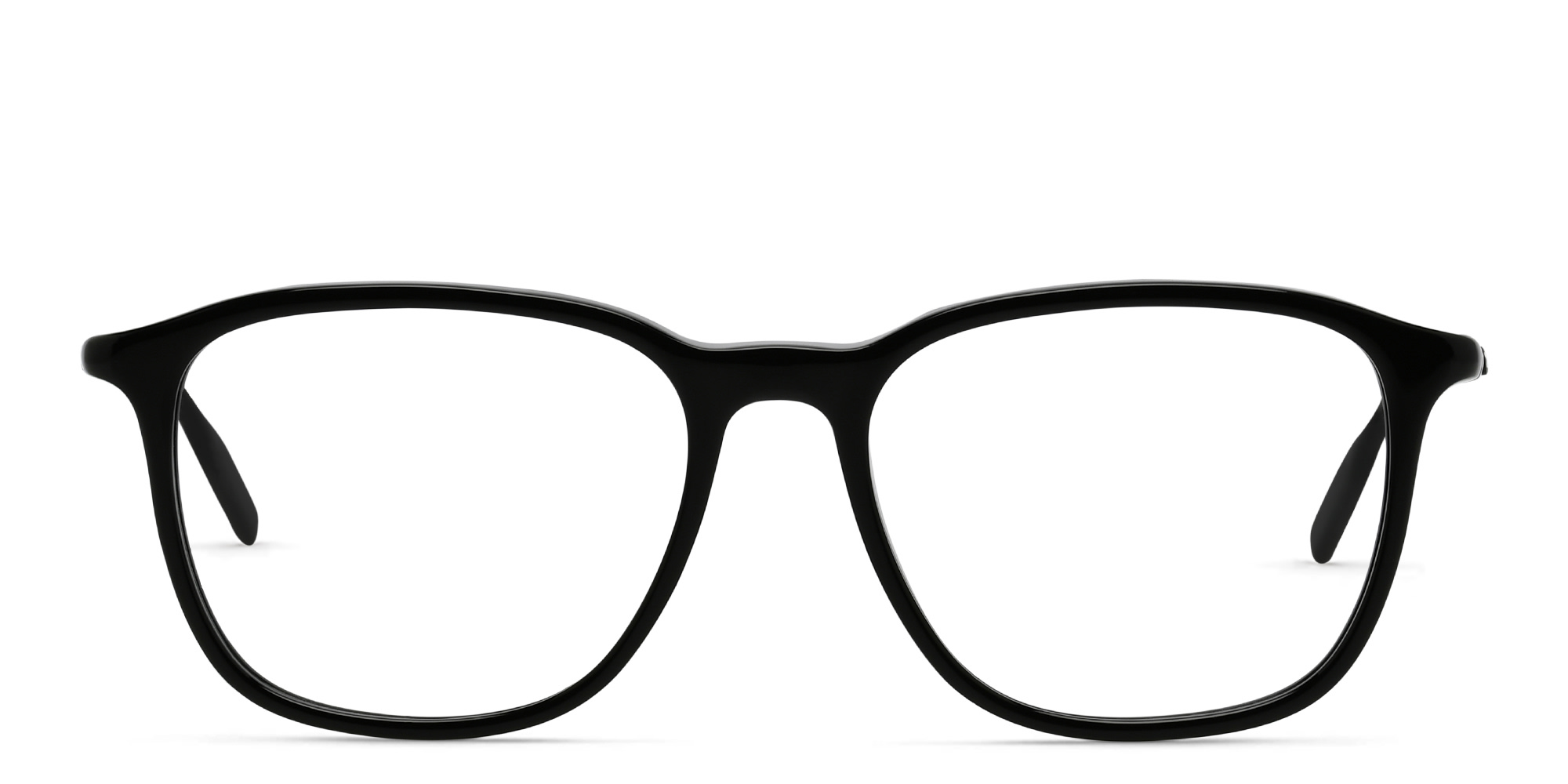 Shop MONTBLANC Square Eyeglasses in Black online.