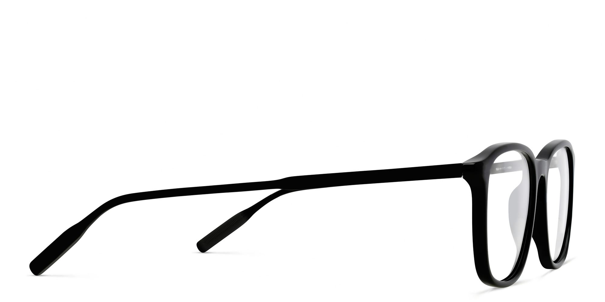 Shop MONTBLANC Square Eyeglasses in Black online.