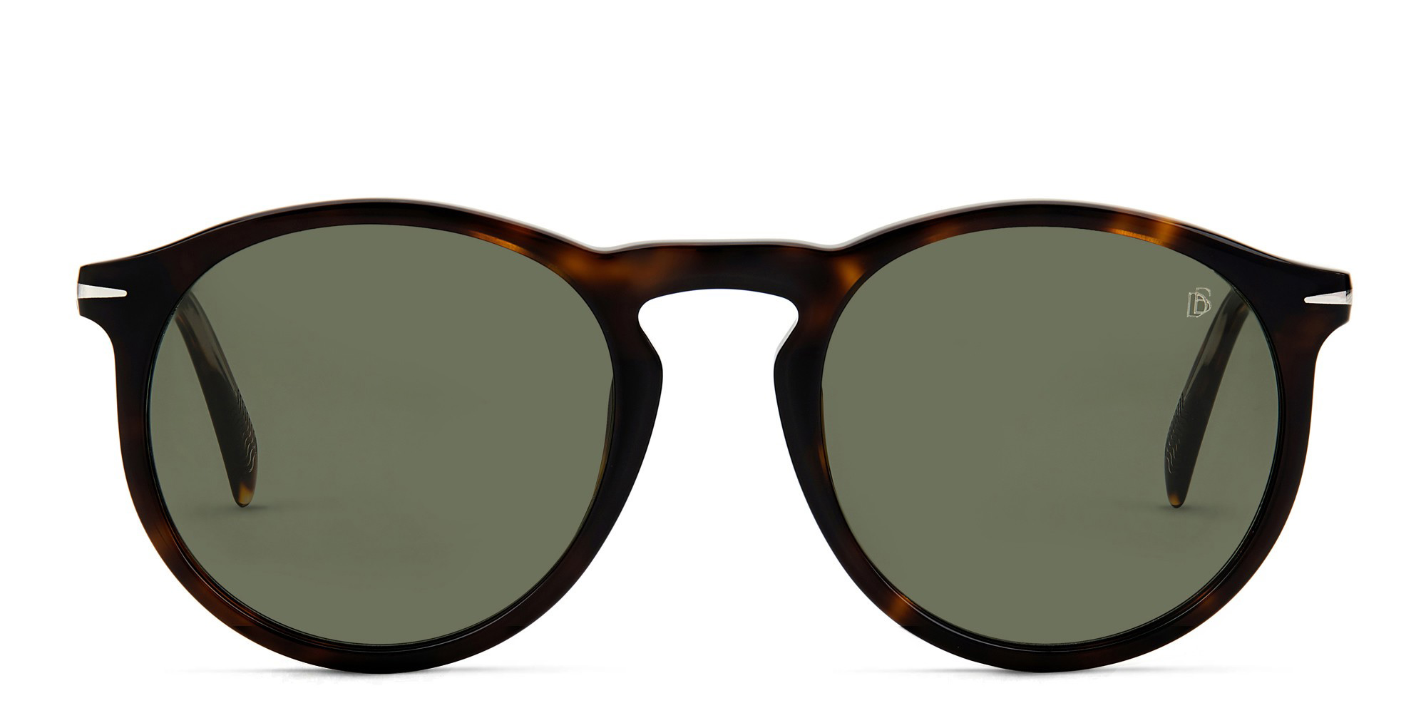 نظارة شمسية دائرية من ديفيد بيكهام بلون مموه - صورة المنتج 1