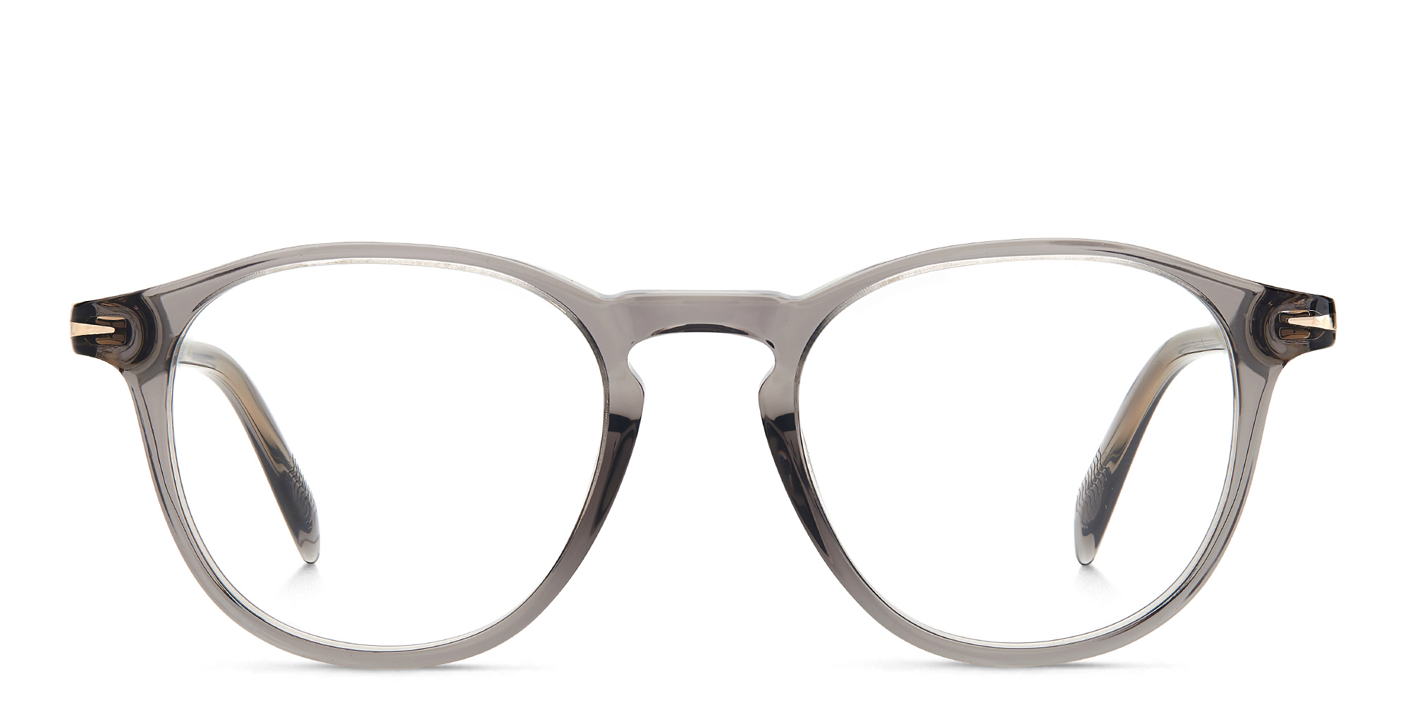 DAVID BECKHAM Panthos Eyeglasses in Grey – Product Photo 1