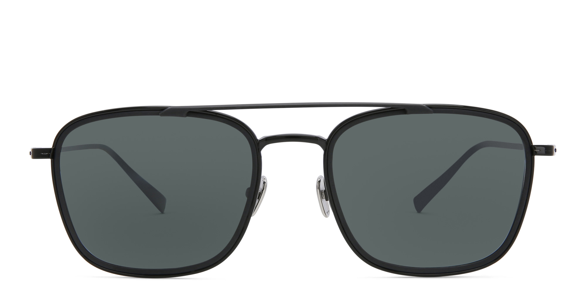 Maui Jim Following Seas 555 Unisex Square Sunglasses in Black – Product Photo 1