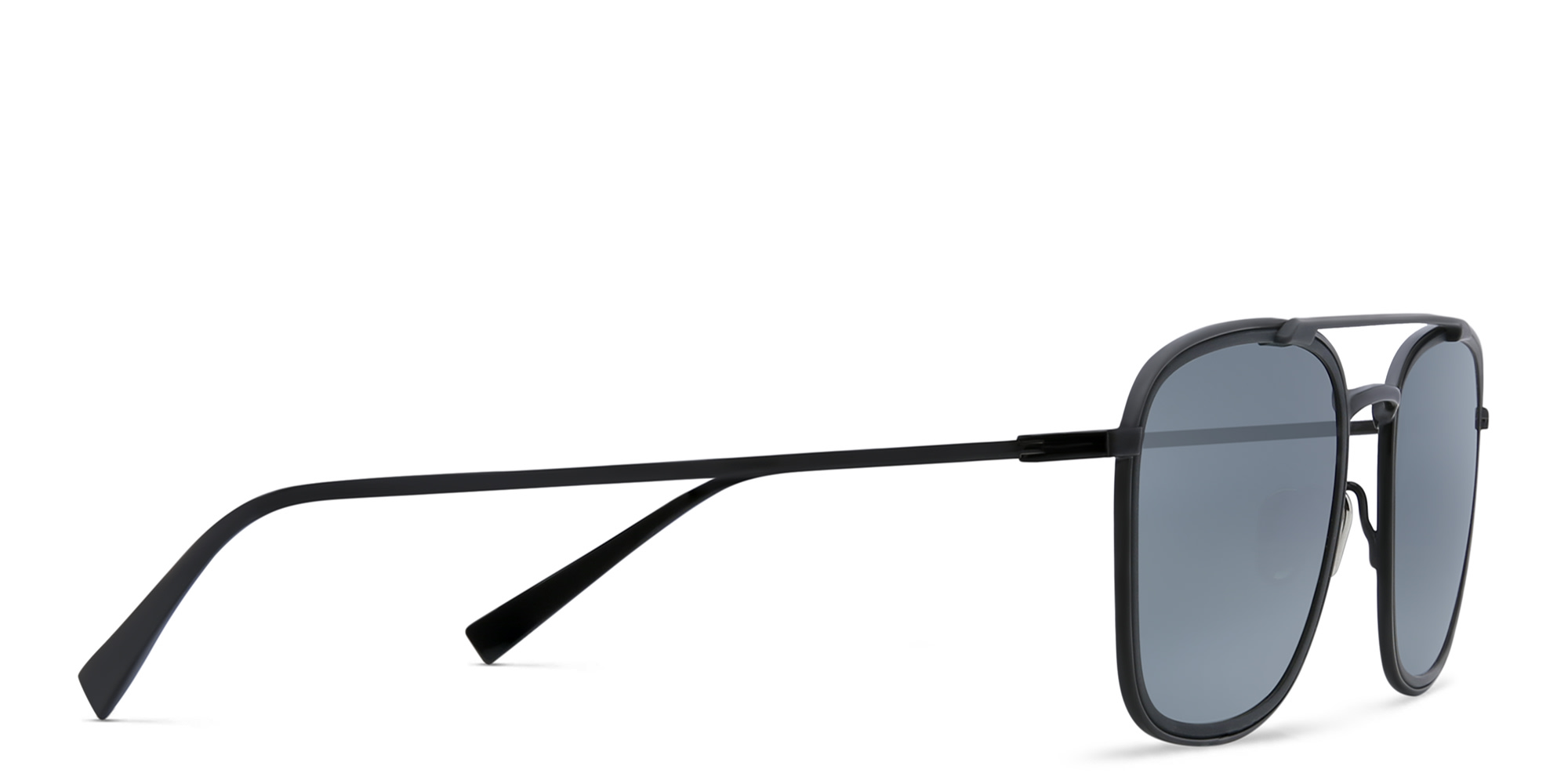 Maui Jim Following Seas 555 Unisex Square Sunglasses in Black – Product Photo 3