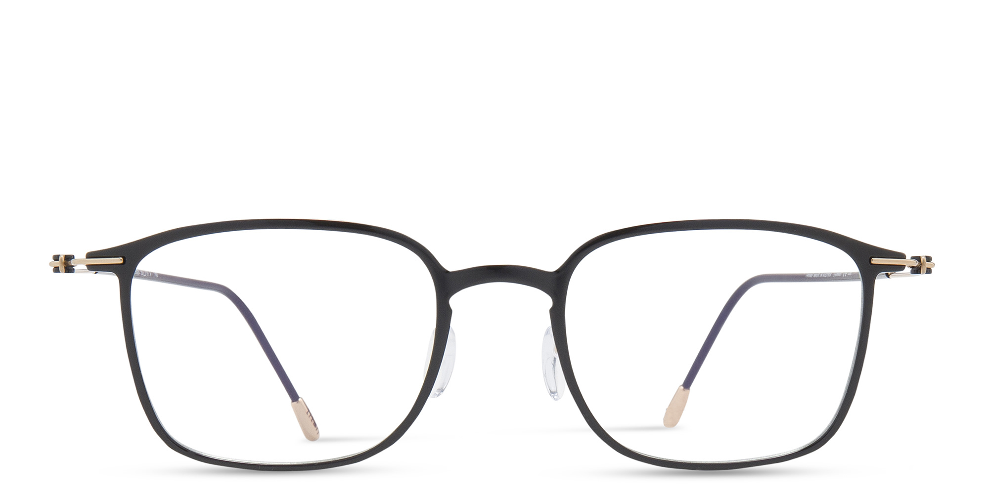 Silhouette Square Eyeglasses in Brown – Product Photo 1