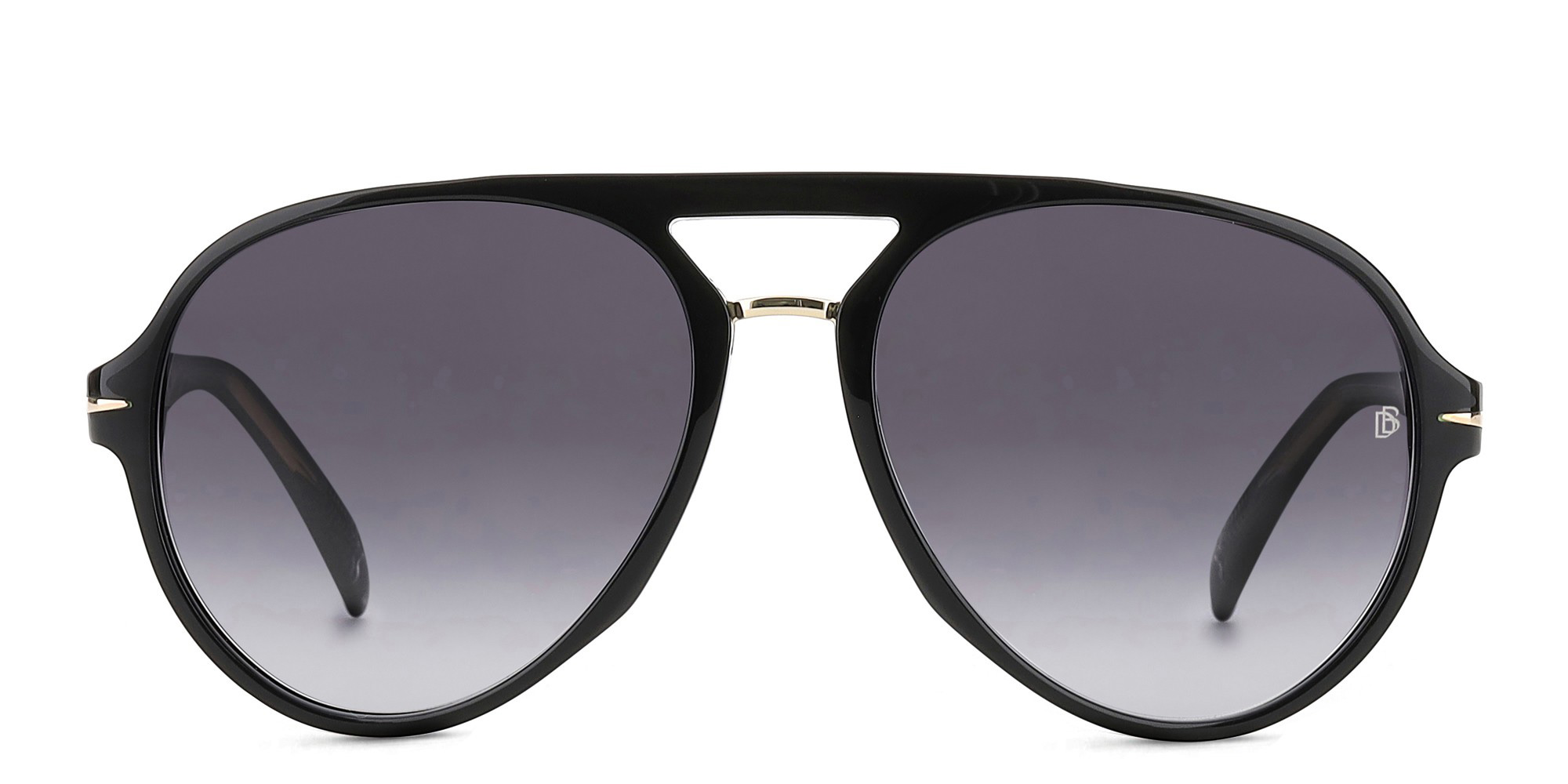 DAVID BECKHAM Aviator Sunglasses in Black – Product Photo 1