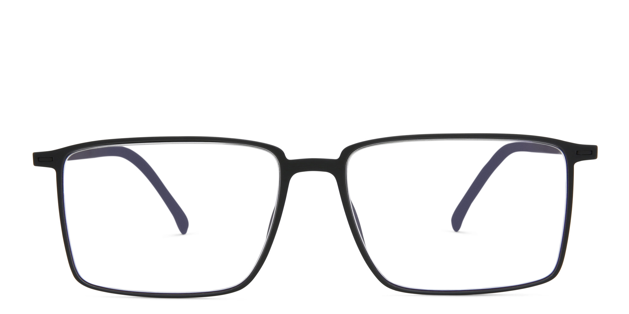 Silhouette Rectangle Eyeglasses in Black – Product Photo 1