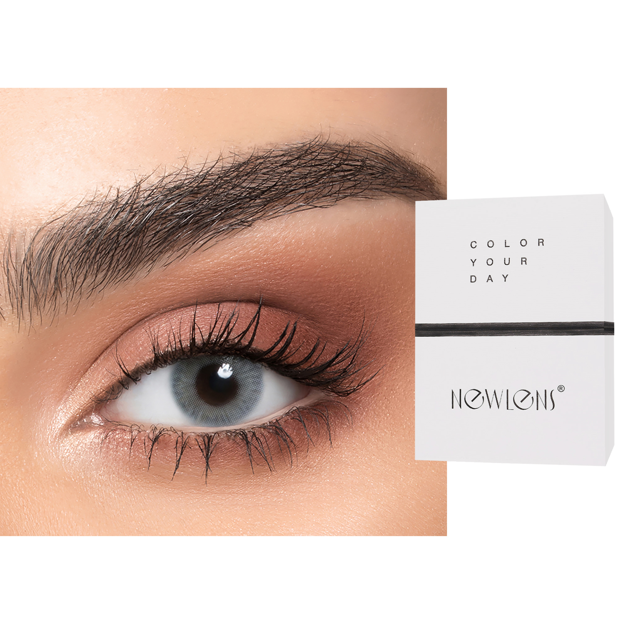 NEWLENS Monthly Color Contact Lenses - River – Product Photo 1