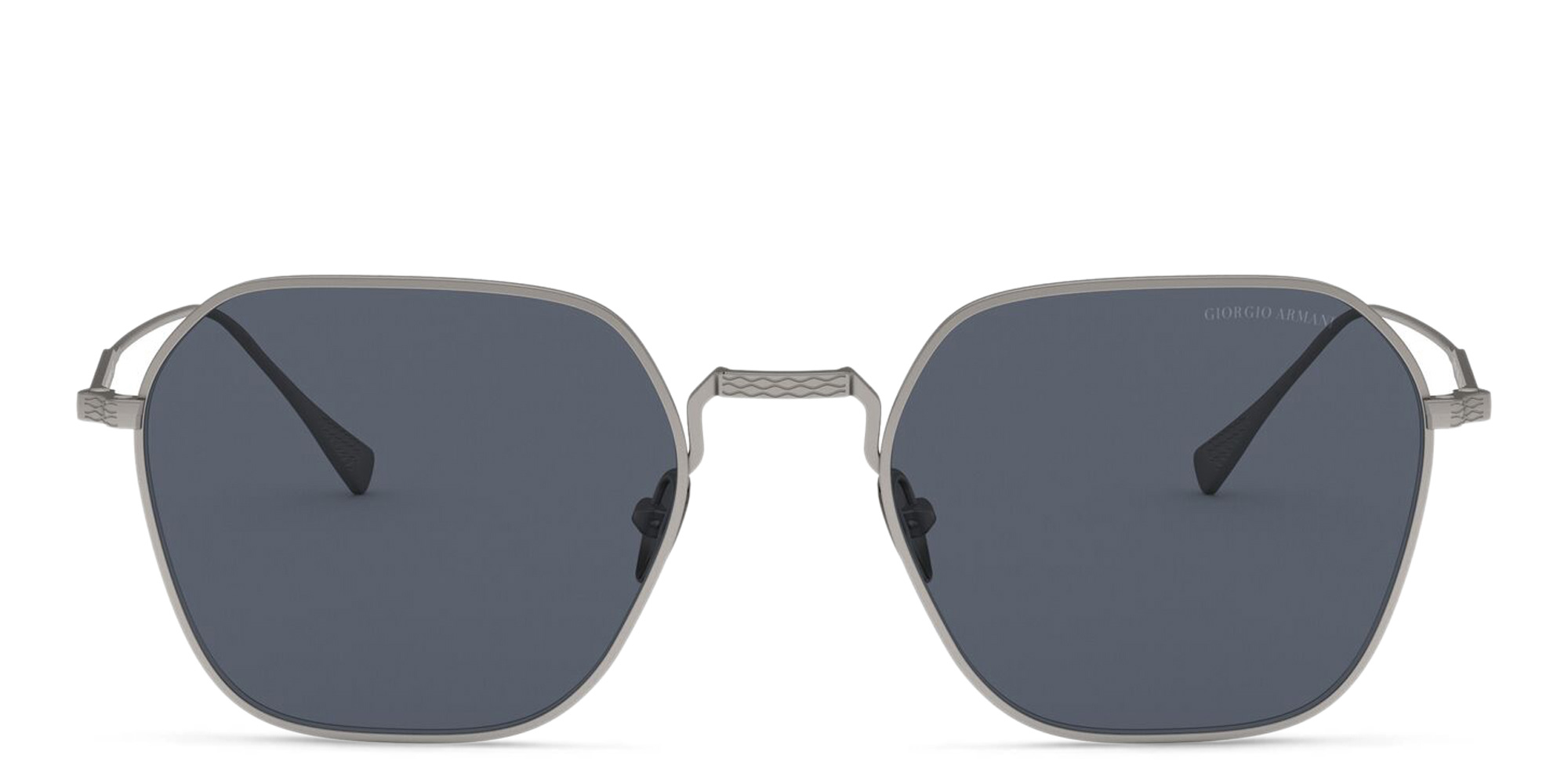 GIORGIO ARMANI Square Sunglasses in Matte Gunmetal – Product Photo 1