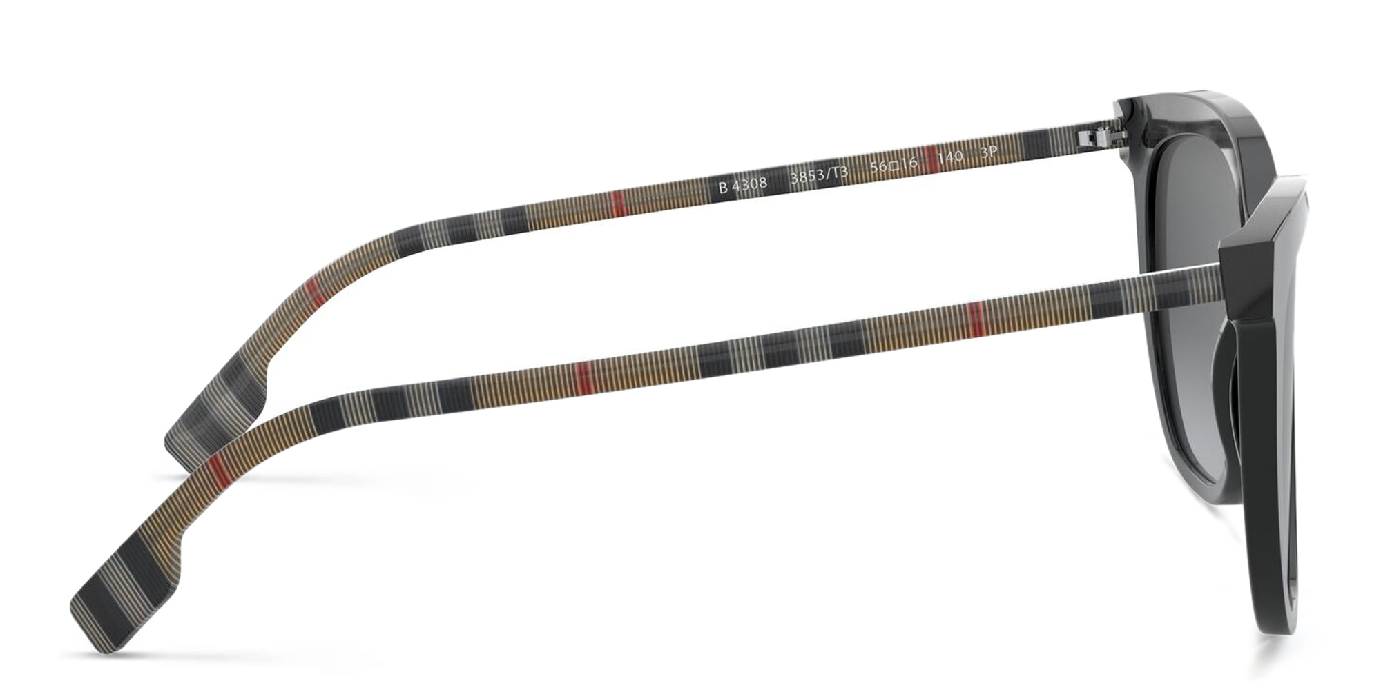 BURBERRY Square Sunglasses in Black – Product Photo 3