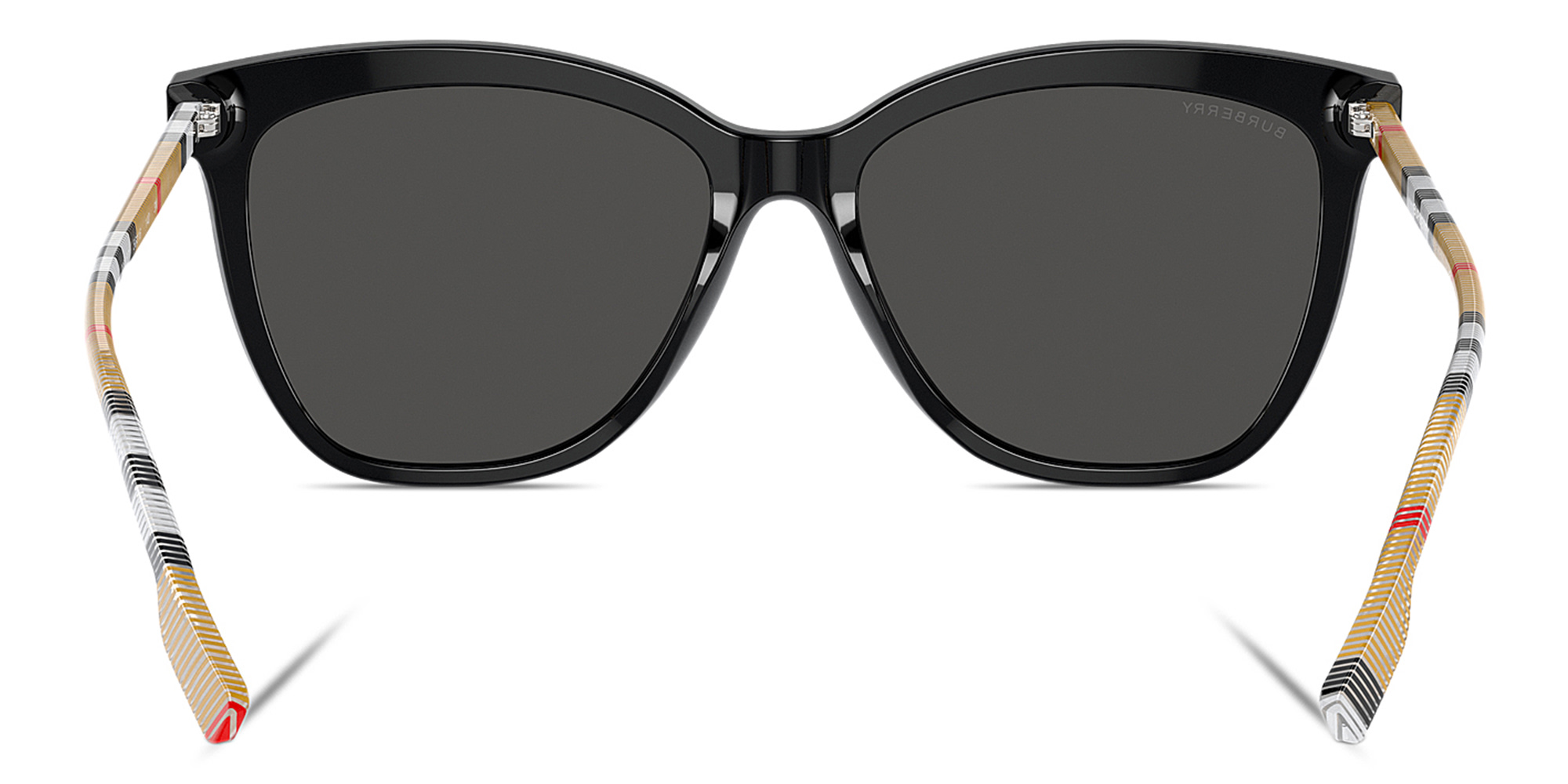 BURBERRY Clare Square Sunglasses in Black – Product Photo 4