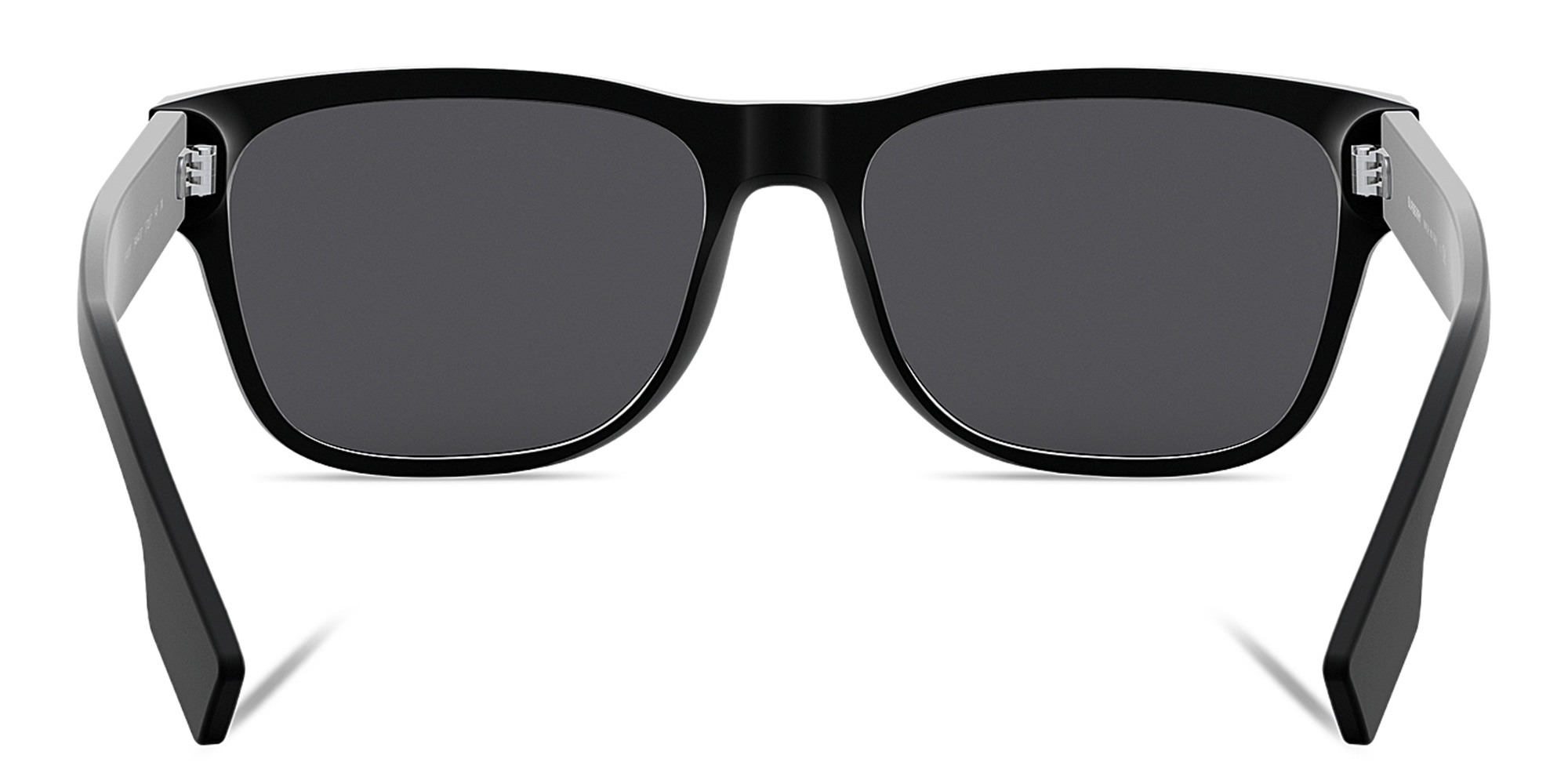 نظارة شمسية مربعة من بربري بلون أسود مطفي - صورة المنتج 4