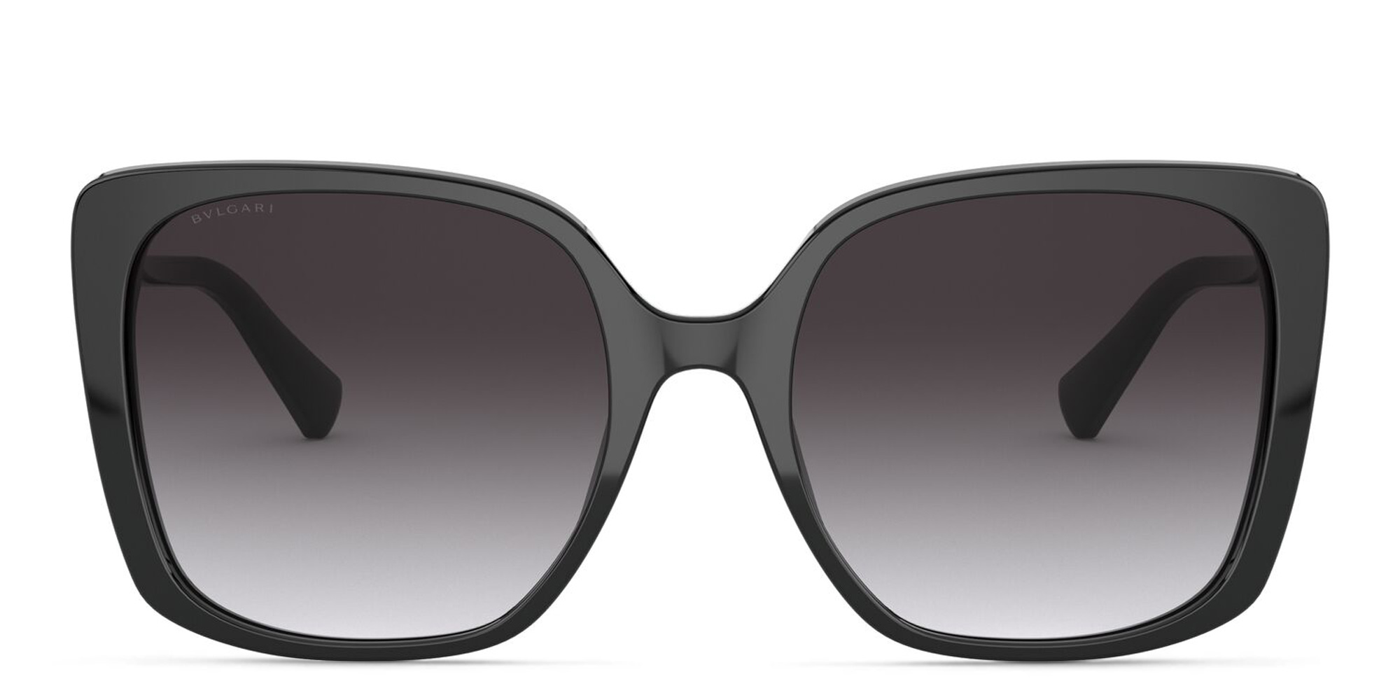 BVLGARI Oversized Square Sunglasses in Black – Product Photo 1