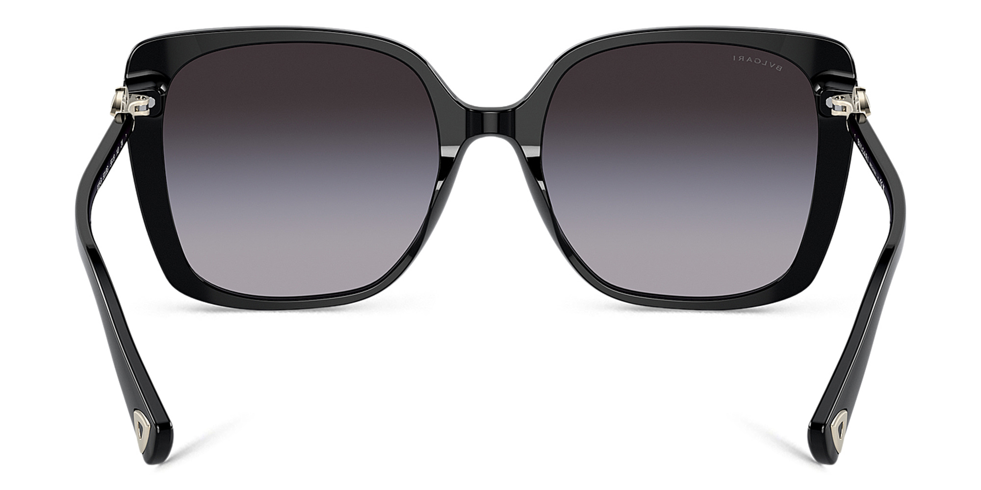 BVLGARI Oversized Square Sunglasses in Black – Product Photo 4