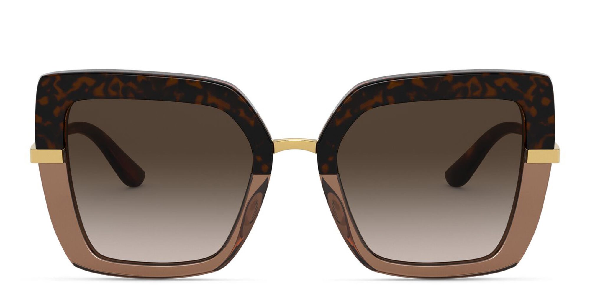 Dolce & Gabbana Square Sunglasses in Havana – Product Photo 1