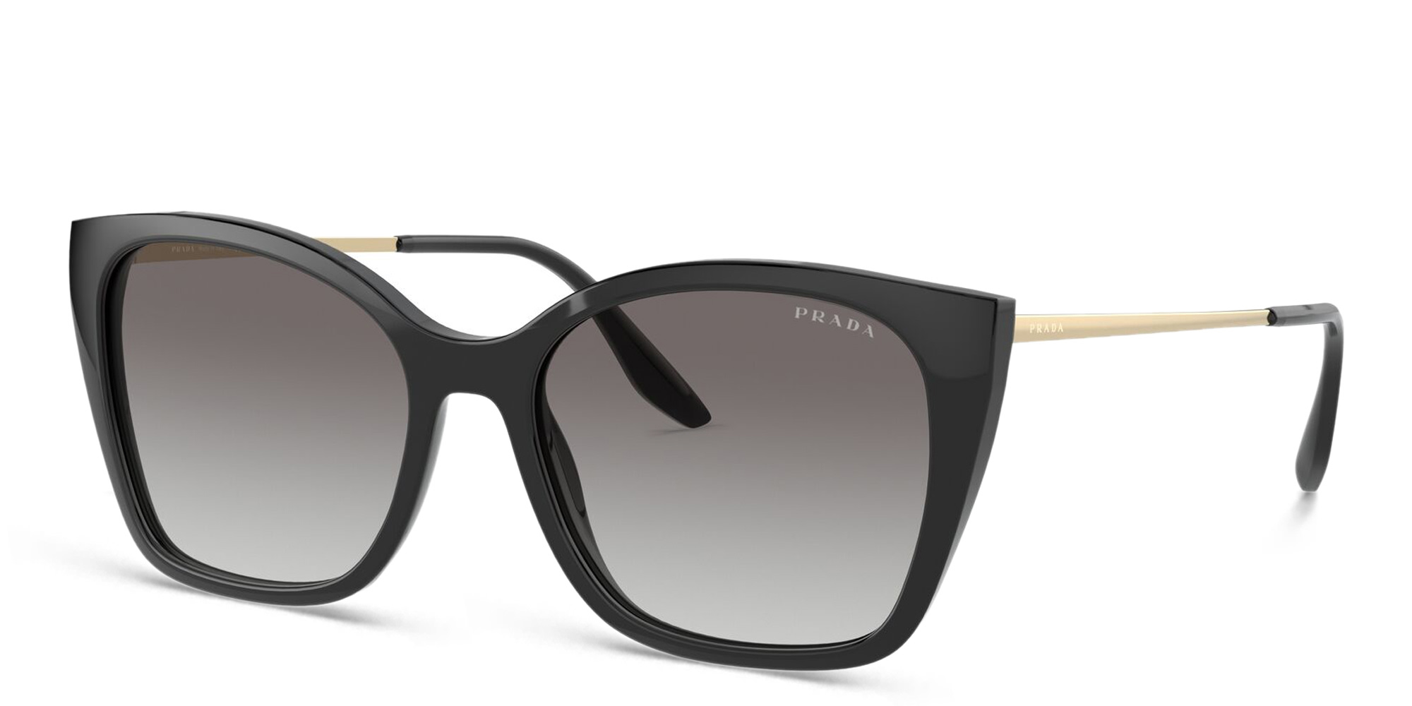 PRADA Cat Eye Sunglasses in Black – Product Photo 2