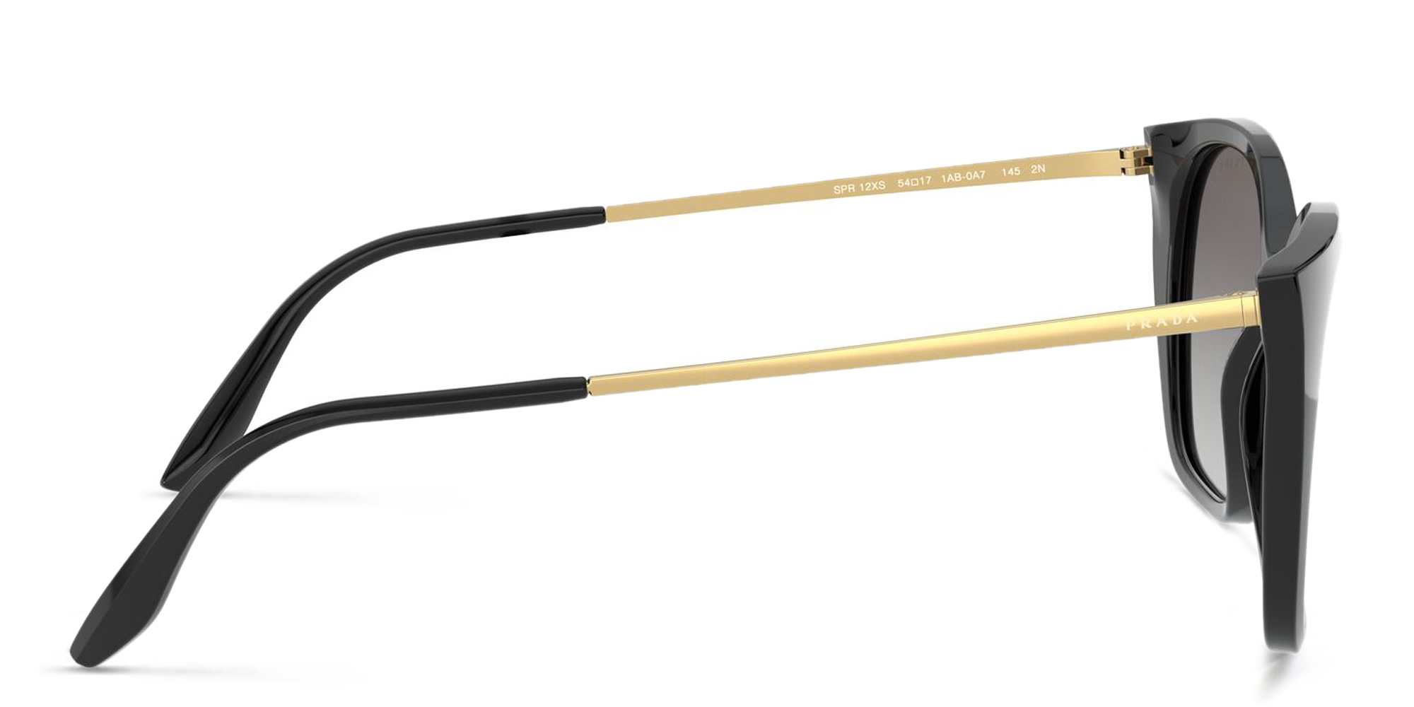 PRADA Cat Eye Sunglasses in Black – Product Photo 3