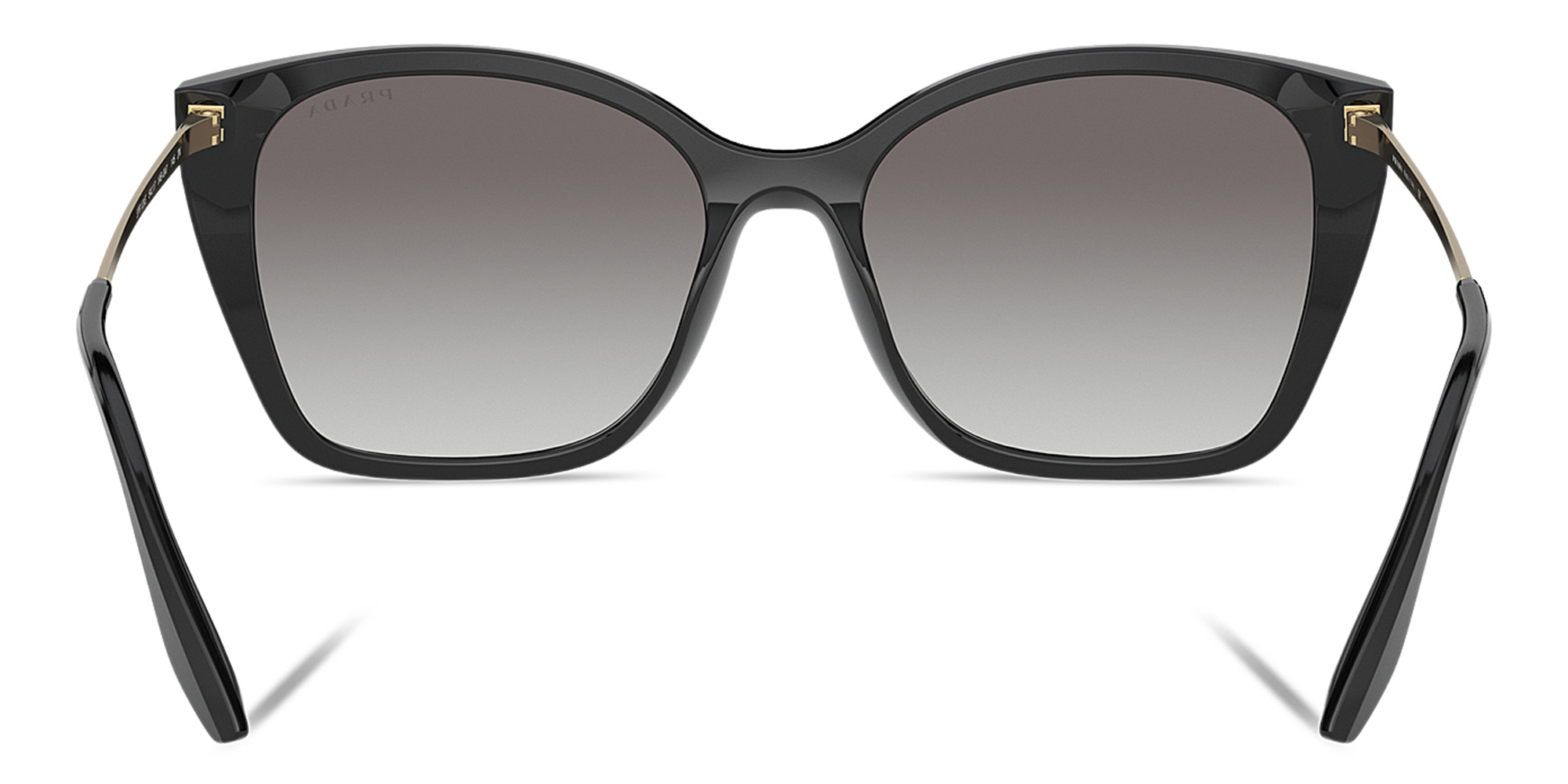 PRADA Cat Eye Sunglasses in Black – Product Photo 4