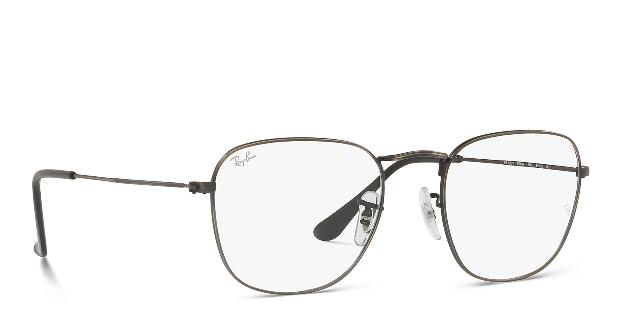 Ray-Ban Square Eyeglasses in Grey – Product Photo 4
