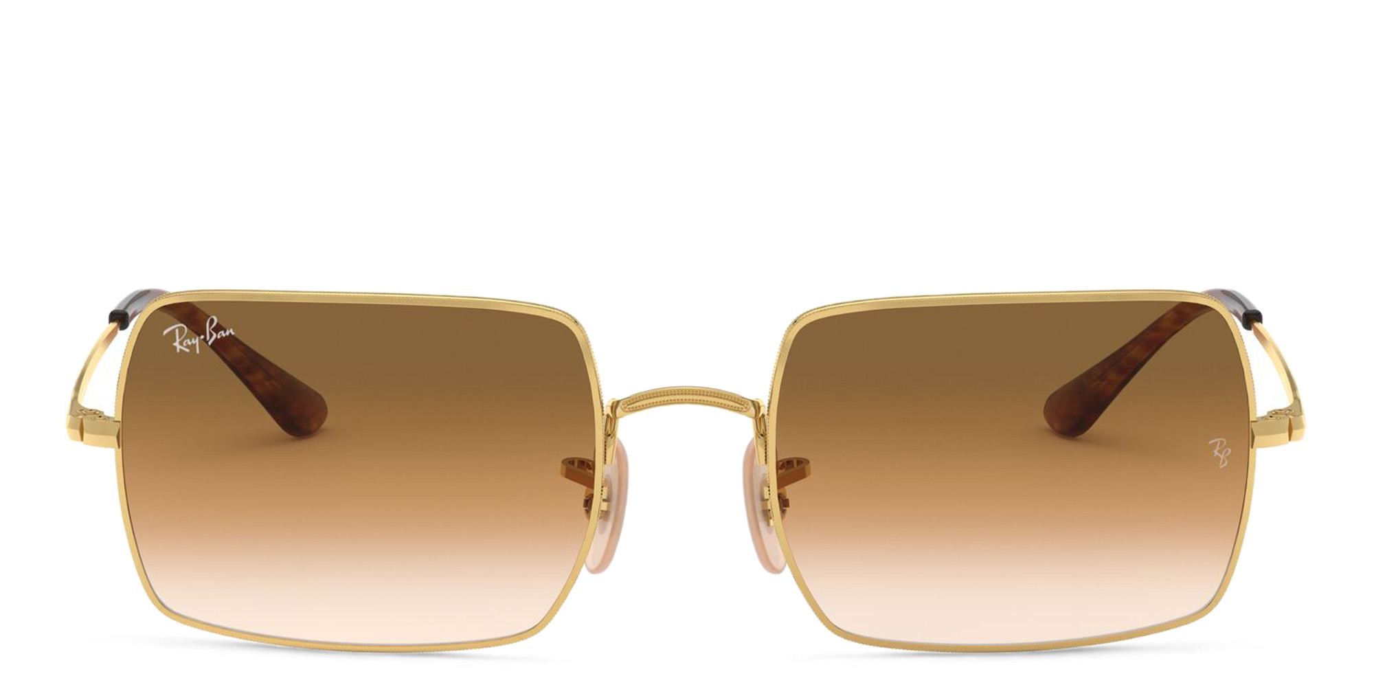 Ray-Ban Unisex Rectangle Sunglasses in Gold – Product Photo 1