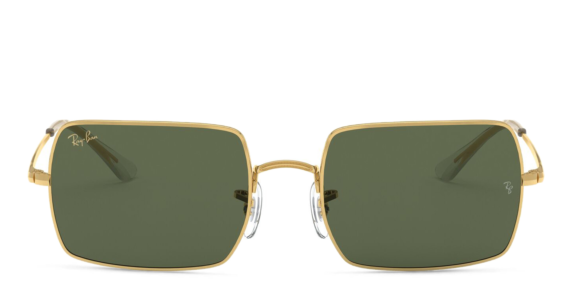 Ray-Ban Unisex Rectangle Sunglasses in Gold – Product Photo 1