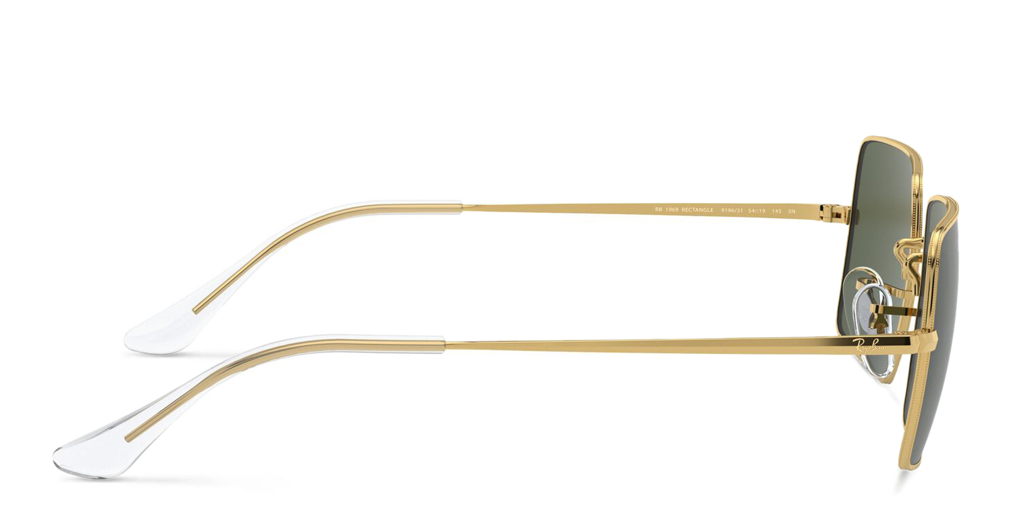 Ray-Ban Unisex Rectangle Sunglasses in Gold – Product Photo 3