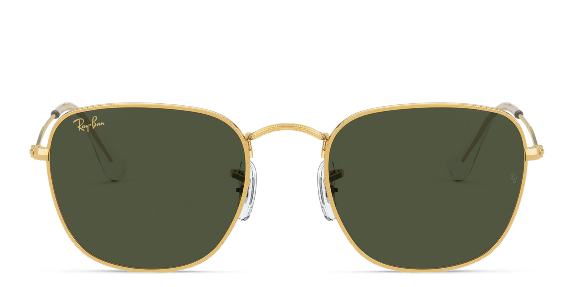 Ray-Ban Frank Square Sunglasses in Gold – Product Photo 1