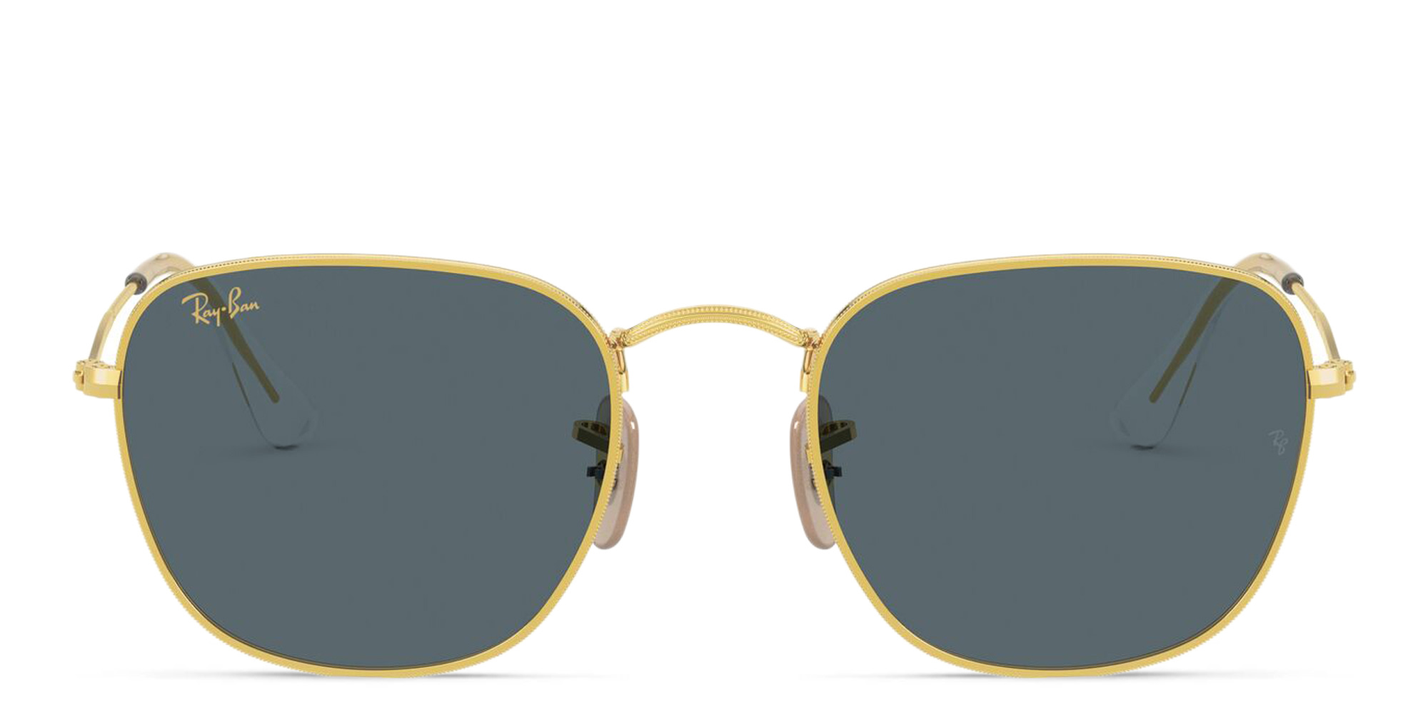 Ray-Ban Frank Square Sunglasses in Gold – Product Photo 1