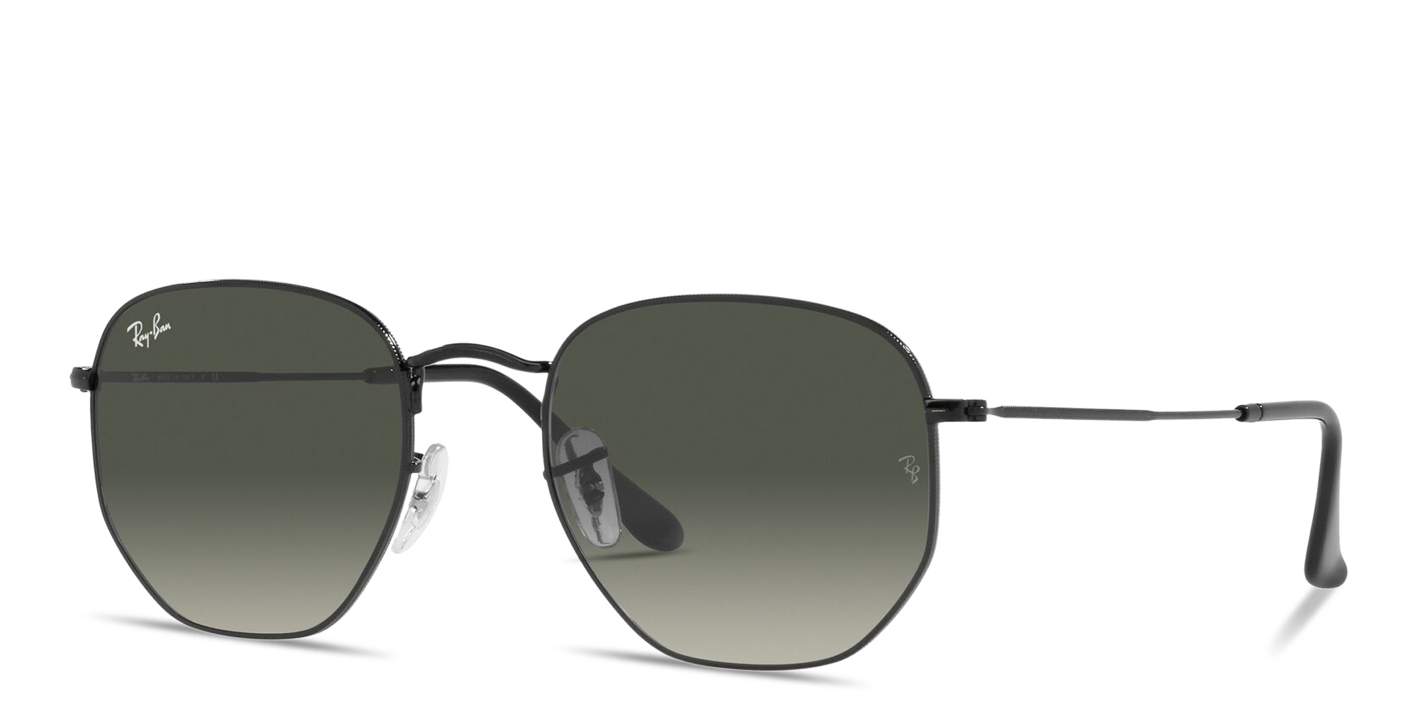 Ray-Ban Hexagonal Unisex Sunglasses in Black – Product Photo 2
