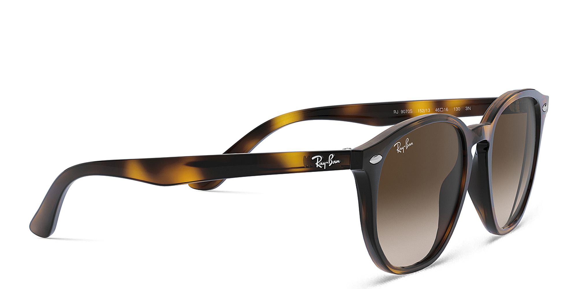 Ray-Ban Junior Kids Irregular Sunglasses in Havana – Product Photo 4
