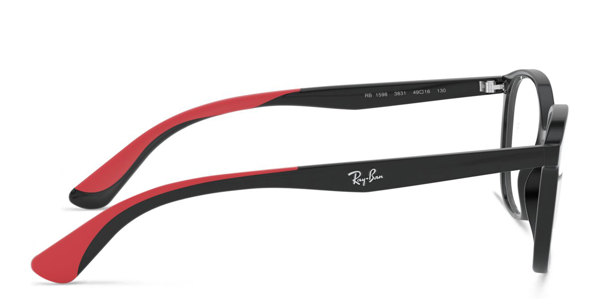 Ray-Ban Junior Kids Square Eyeglasses in Black – Product Photo 3