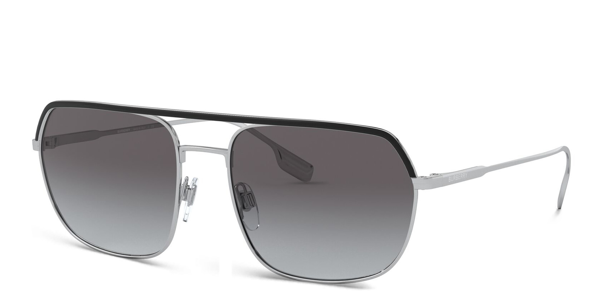 BURBERRY Square Sunglasses in Silver – Product Photo 2