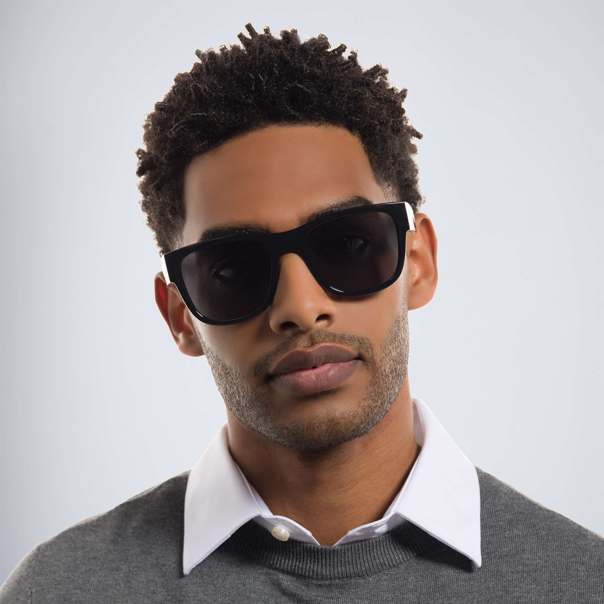 Shop Dolce & Gabbana Square Sunglasses in Black online.