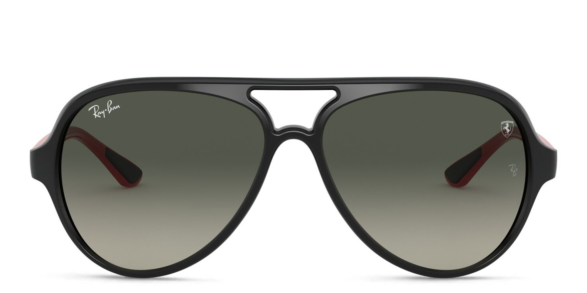 Shop Ray-Ban Ferrari Unisex Aviator Sunglasses in Black online.