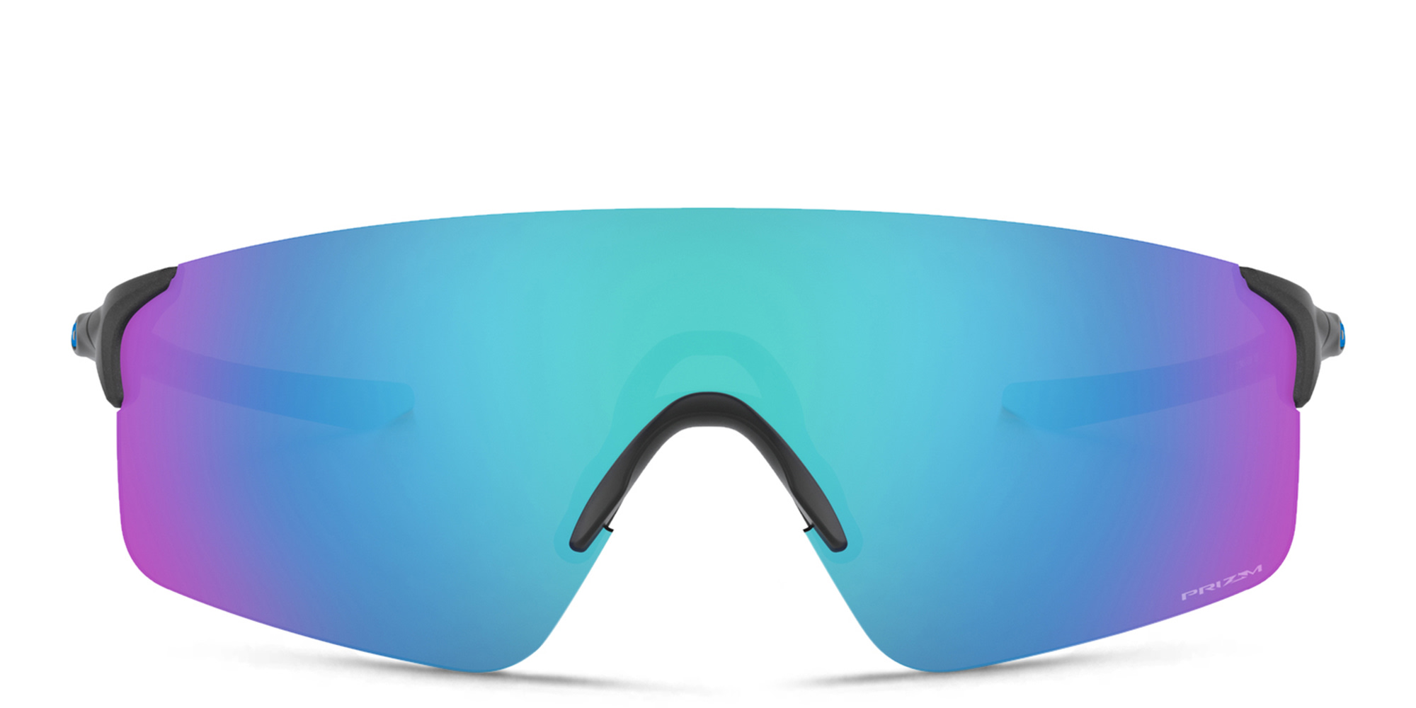 Oakley Evzero Blades Rimless Rectangle Sunglasses in Blue – Product Photo 1