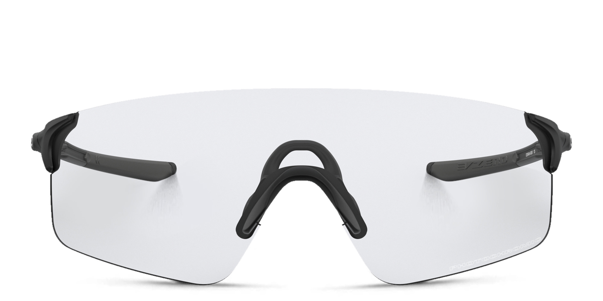 Shop Oakley EVZero™ Blades Rimless Wide Rectangle Sunglasses in Black online.