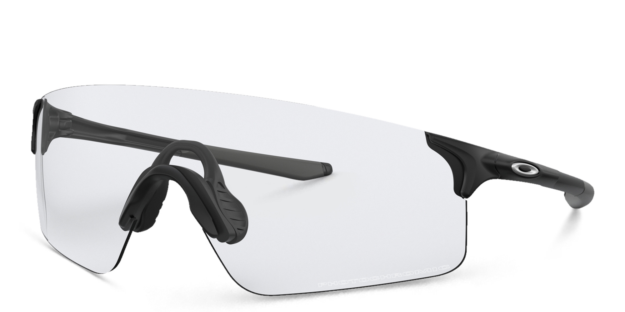 Shop Oakley EVZero™ Blades Rimless Wide Rectangle Sunglasses in Black online.