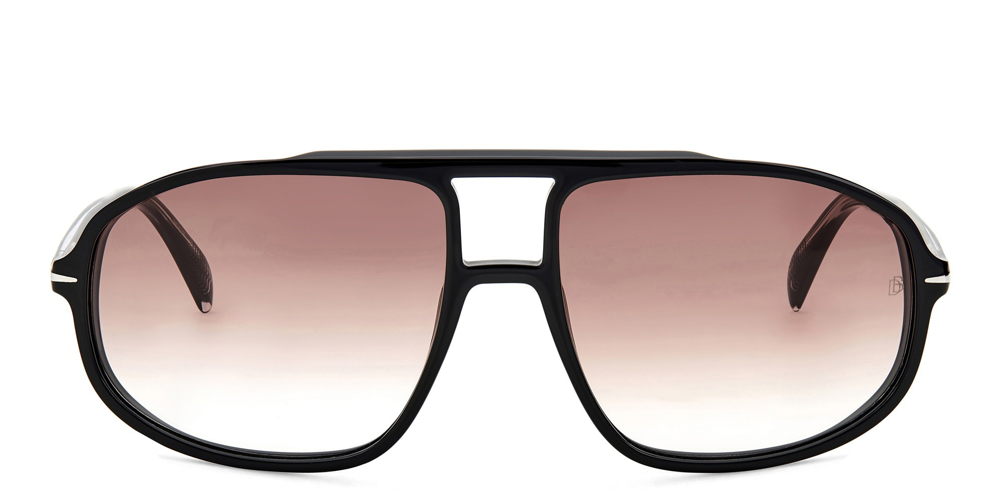 DAVID BECKHAM Aviator Sunglasses in Black – Product Photo 1