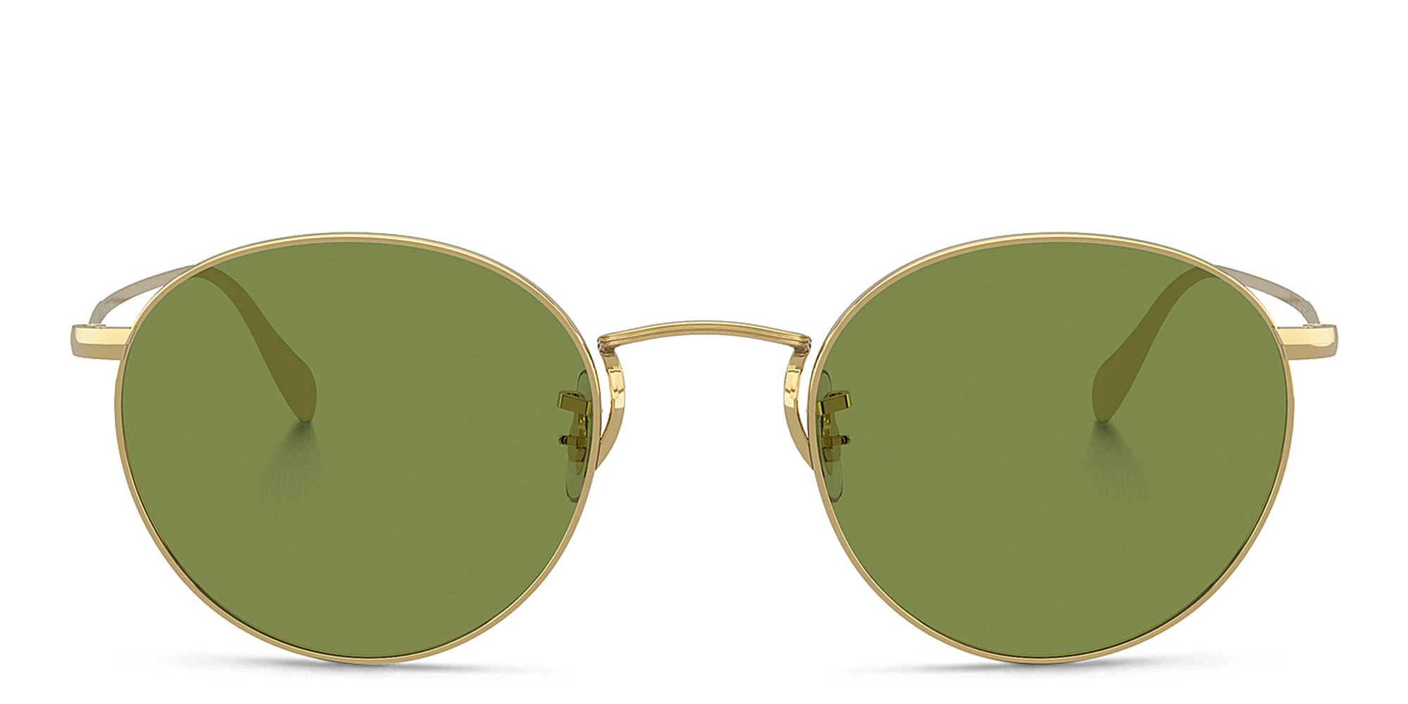 Shop OLIVER PEOPLES Unisex Panthos Sunglasses in Gold online.