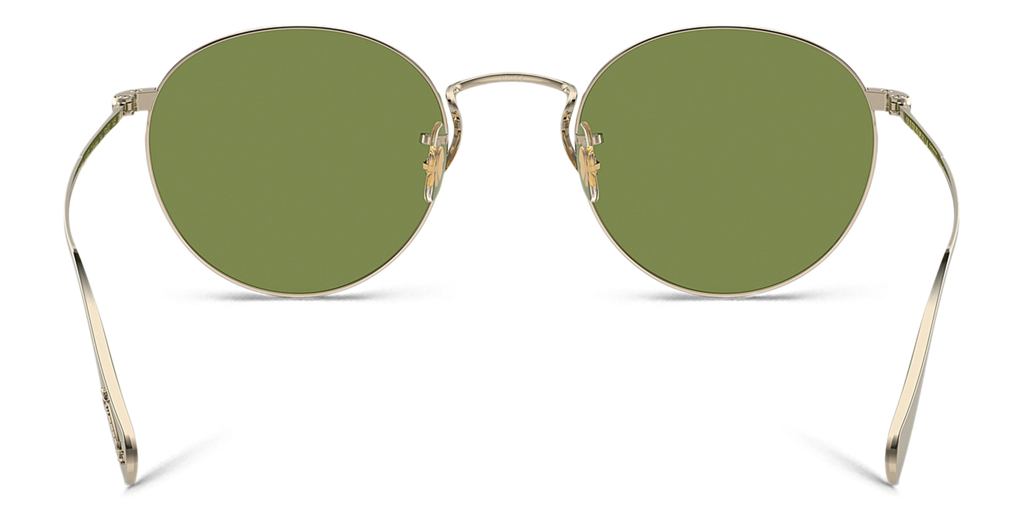 Shop OLIVER PEOPLES Unisex Panthos Sunglasses in Gold online.