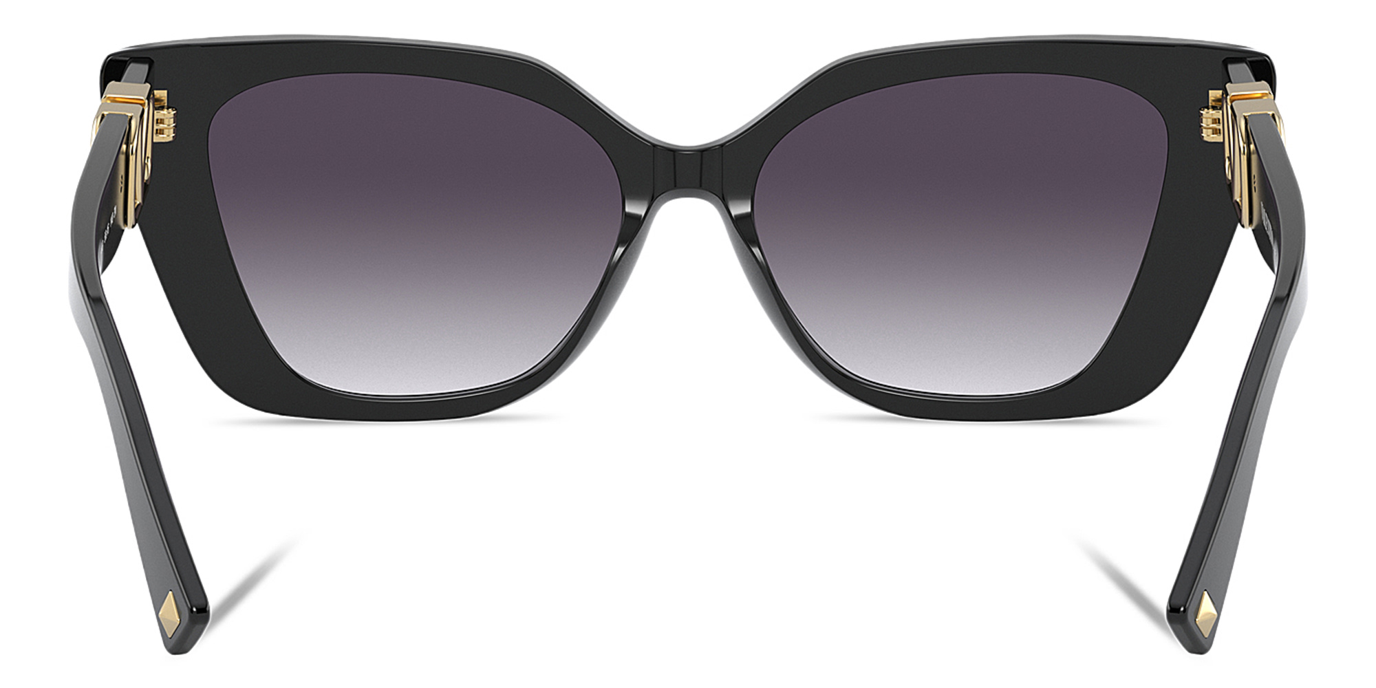 VALENTINO Cat Eye Sunglasses in Black – Product Photo 4