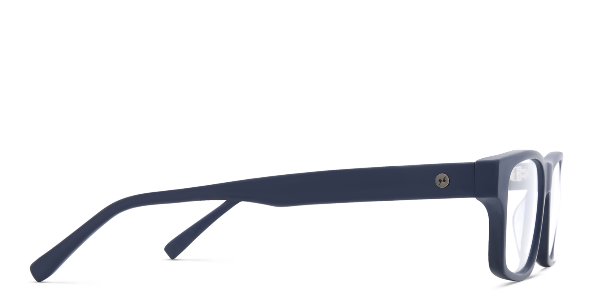 EYE'M Rectangle Eyeglasses in Blue – Product Photo 3