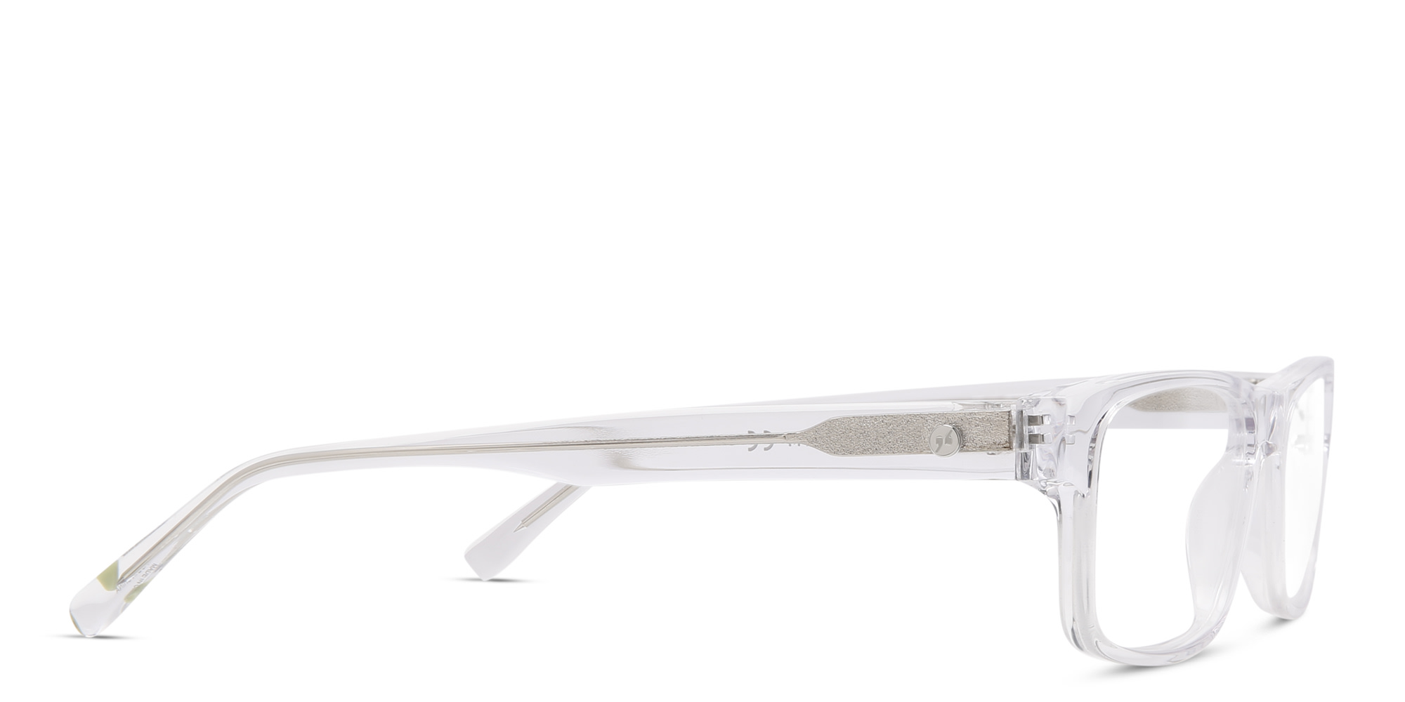 EYE'M Rectangle Eyeglasses in Clear – Product Photo 3