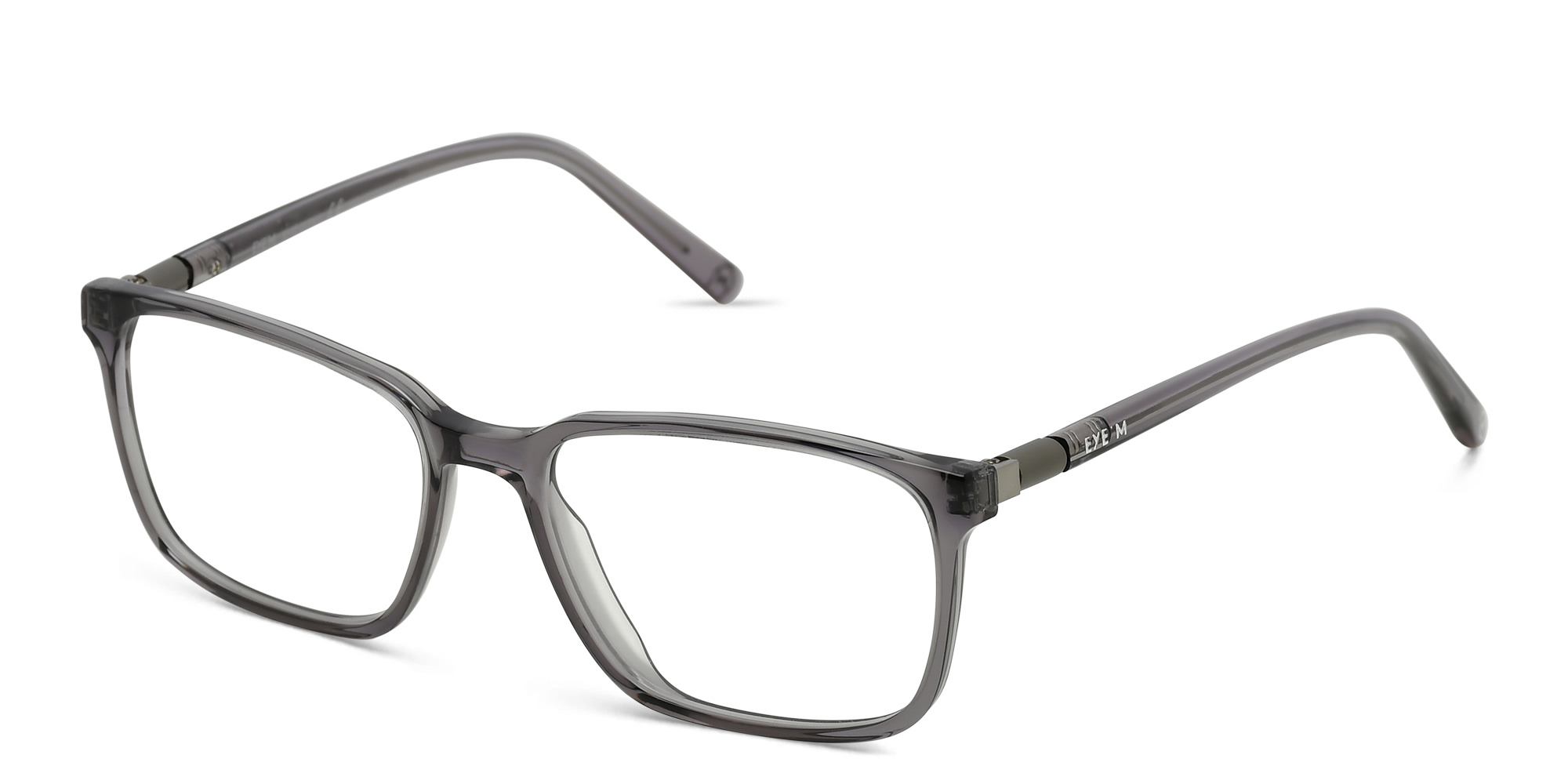 EYE'M Rectangle Eyeglasses in Grey – Product Photo 2