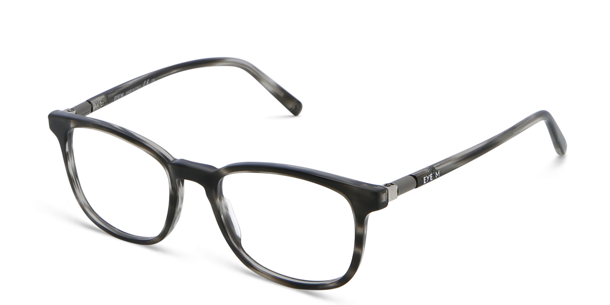 Shop EYE'M Square Eyeglasses in Grey online.