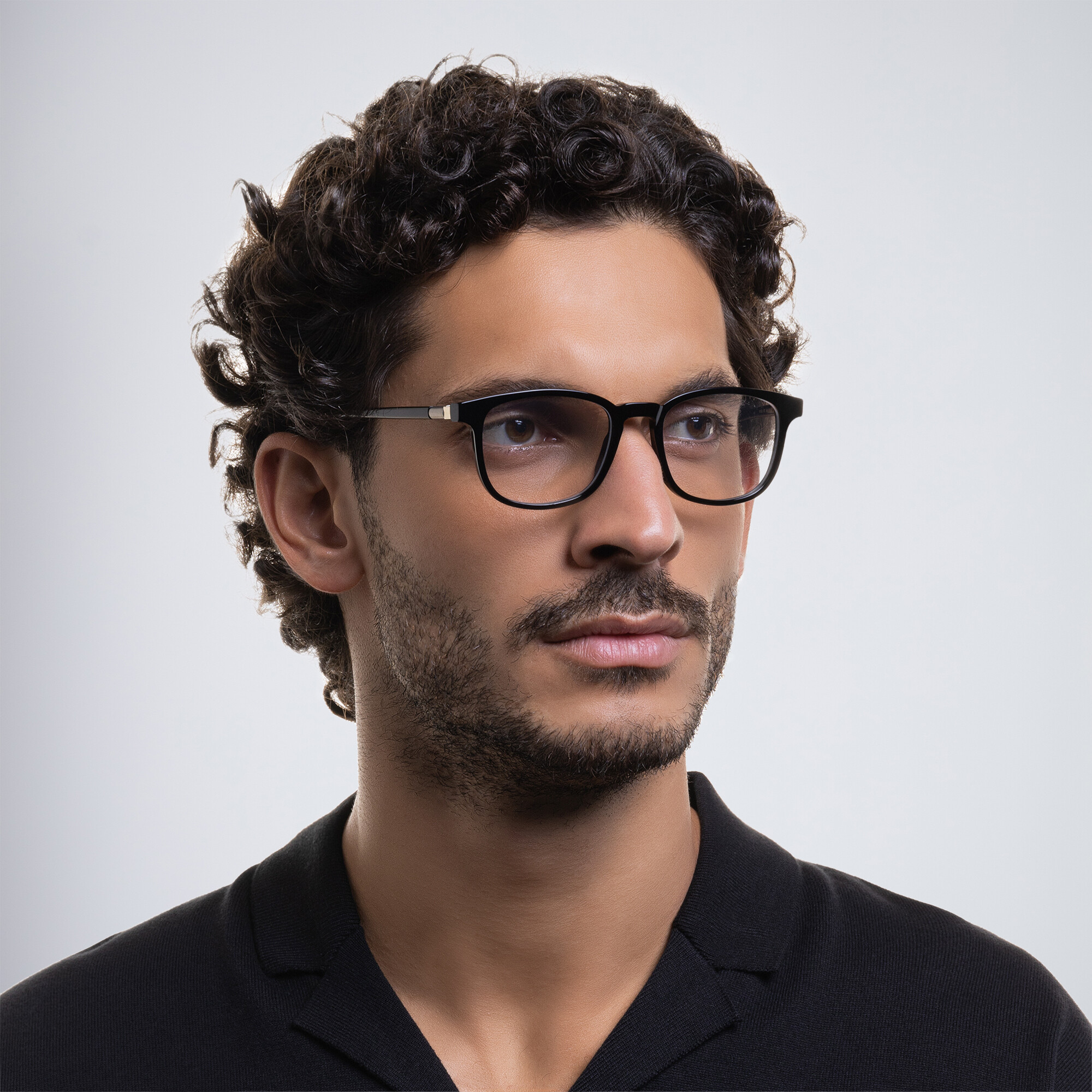 تسوق نظارة طبية مربعة EYE'M بلون أسود أونلاين.