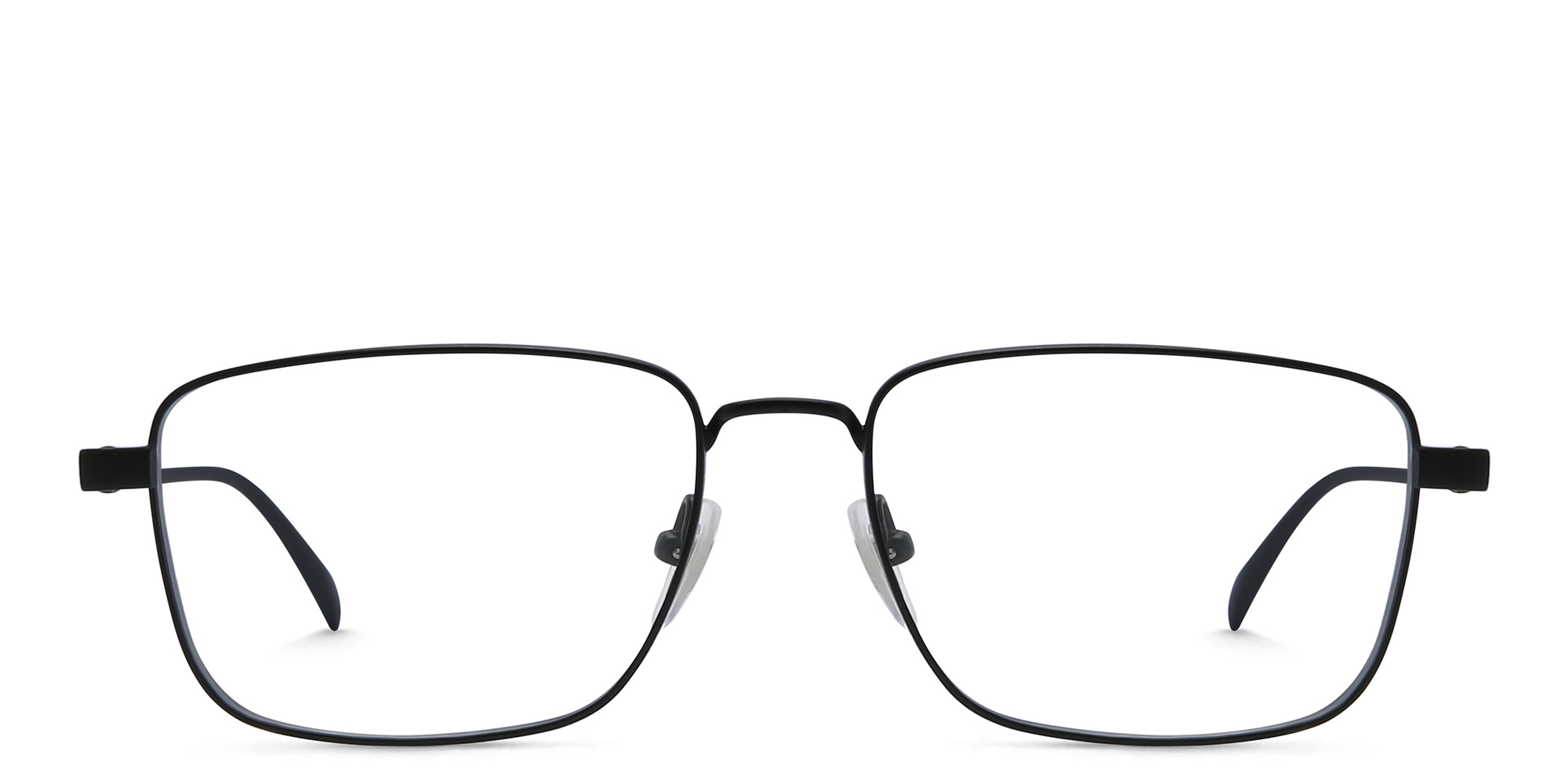 EYE'M Rectangle Eyeglasses in Black – Product Photo 1