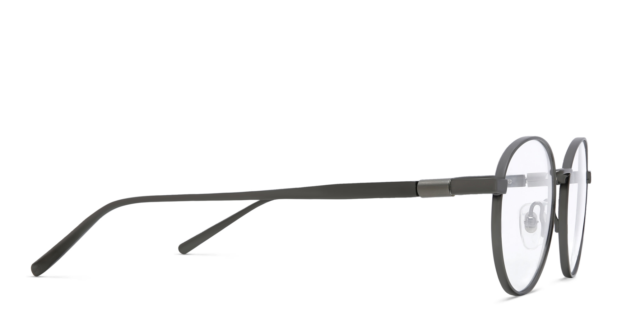 نظارة طبية دائرية من EYE'M بلون رصاصي - صورة المنتج 3